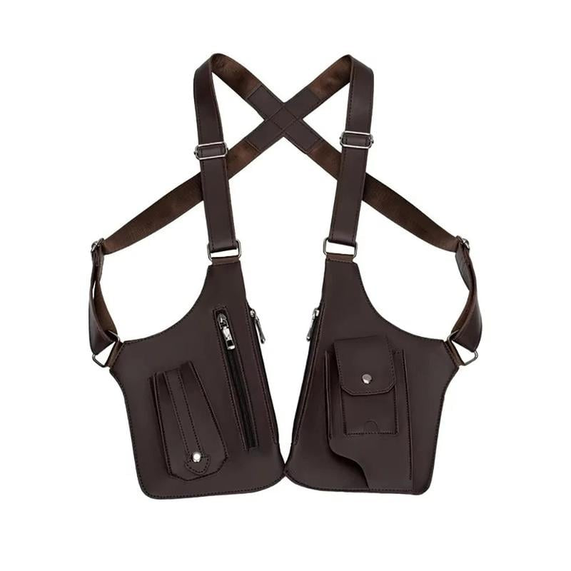 Premium Leather Adjustable Underarm Shoulder Bag for Men & Women