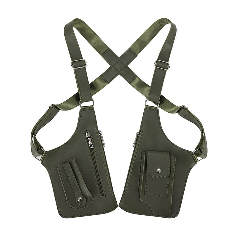 Premium Leather Adjustable Underarm Shoulder Bag for Men & Women