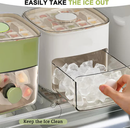 🔥Summer Special Offer 50% Discount🧊Portable ice maker with lid and storage box (48 ice cubes).