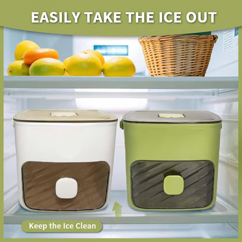 🔥Summer Special Offer 50% Discount🧊Portable ice maker with lid and storage box (48 ice cubes).