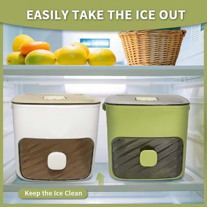 🔥Summer Special Offer 50% Discount🧊Portable ice maker with lid and storage box (48 ice cubes).