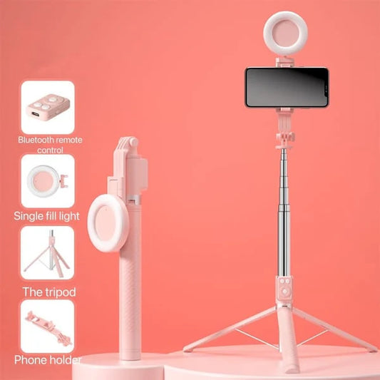 🎁Hot Sale 50% OFF-New 6 in 1 Bluetooth Selfie Stick