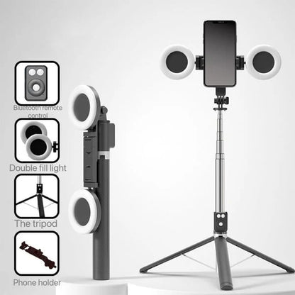 🎁Hot Sale 50% OFF-New 6 in 1 Bluetooth Selfie Stick