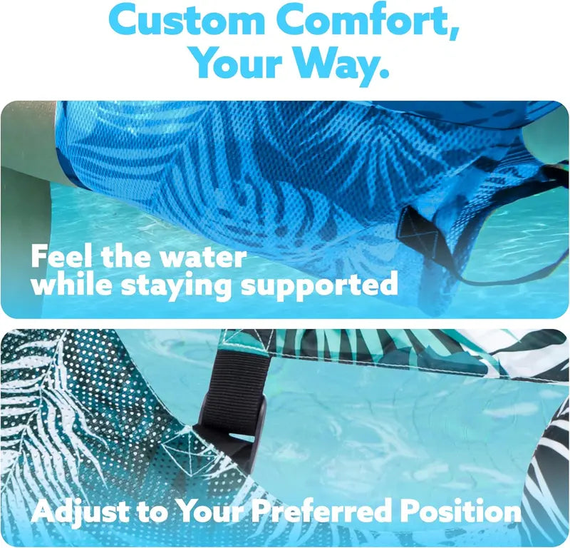 Inflatable Pool Floats for Adults, 2-Pack / 1-Pack Floating Lounge Chairs, Heavy Duty Blow-Up Pool Noodles for Summer Beach, Lake & Party Fun
