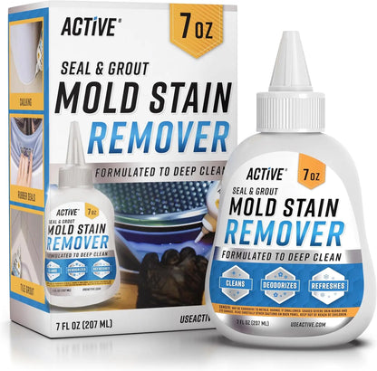 Mold Stain Remover Gel Cleaner Heavy Duty Stain Cleaner for Front Loader Washing Machine Seal, Bathroom Grout, Shower, Caulk - Front Load Washer Cleaning Solution