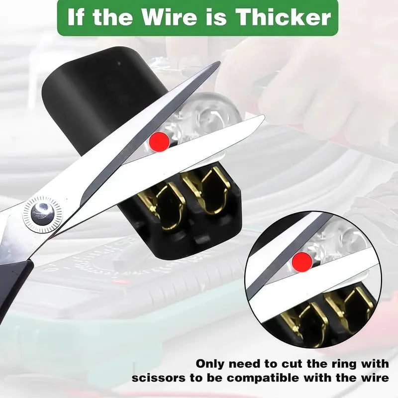 🔥Limited-time 49% off offer!Double-Wire Plug-in Connector Led Light Strip Connectors 2 Pin
