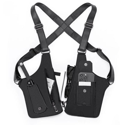 Premium Leather Adjustable Underarm Shoulder Bag for Men & Women