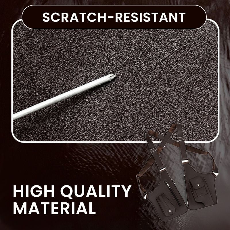 Premium Leather Adjustable Underarm Shoulder Bag for Men & Women