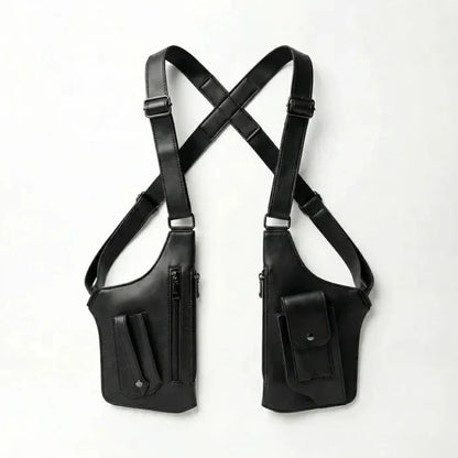 Premium Leather Adjustable Underarm Shoulder Bag for Men & Women
