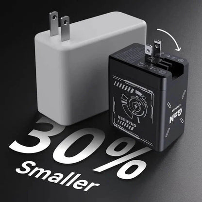 🔥Hot sale✨-GaNPro 120W Retractable Fast Charger Cube
