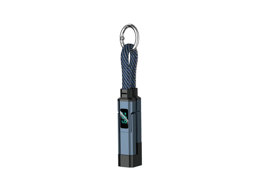 🔥HOT SALE 50% OFF🔥4-in-1 Digital Display Keychain Charging Cable