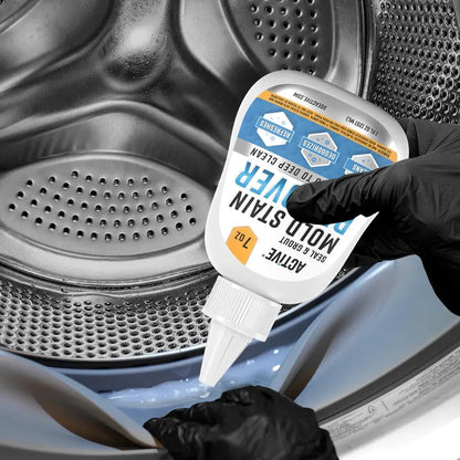Mold Stain Remover Gel Cleaner Heavy Duty Stain Cleaner for Front Loader Washing Machine Seal, Bathroom Grout, Shower, Caulk - Front Load Washer Cleaning Solution