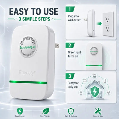 Compact Plug-In Power Box , Built-In Indicator Light, Portable Indoor Plug-In Device for Home, Office, Dorm, Bedroom, and Travel Use